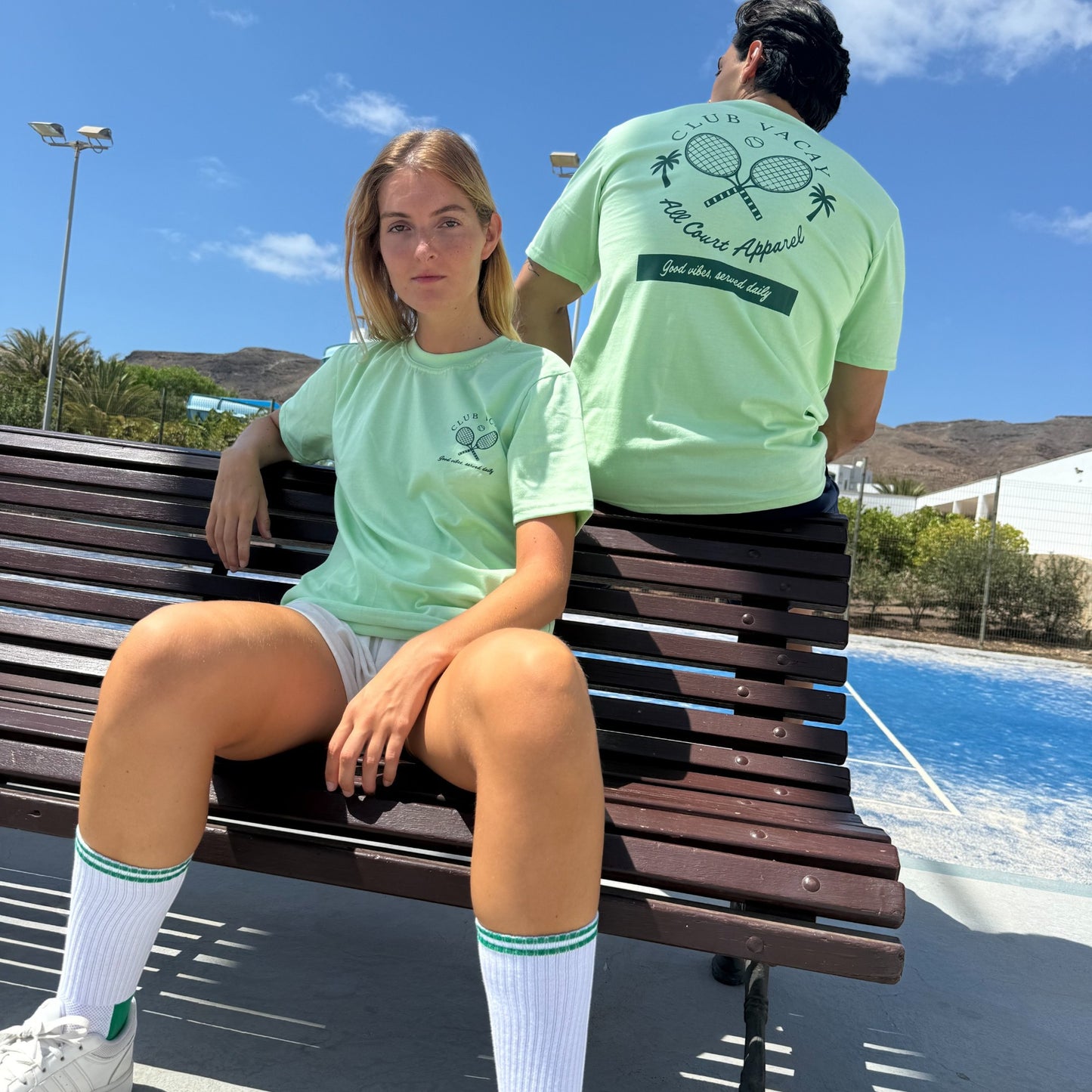 GOOD VIBES T-SHIRT - UNISEX - GREEN