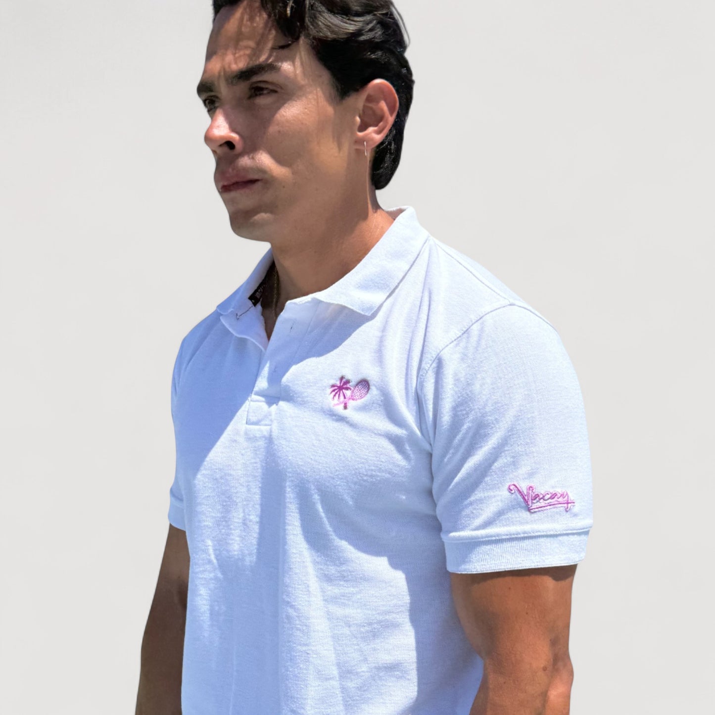 MIAMI MEN'S POLO SHIRT - WHITE