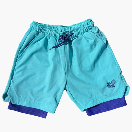 2 in 1 Performance Ultra Mens Shorts - Marine / Navy