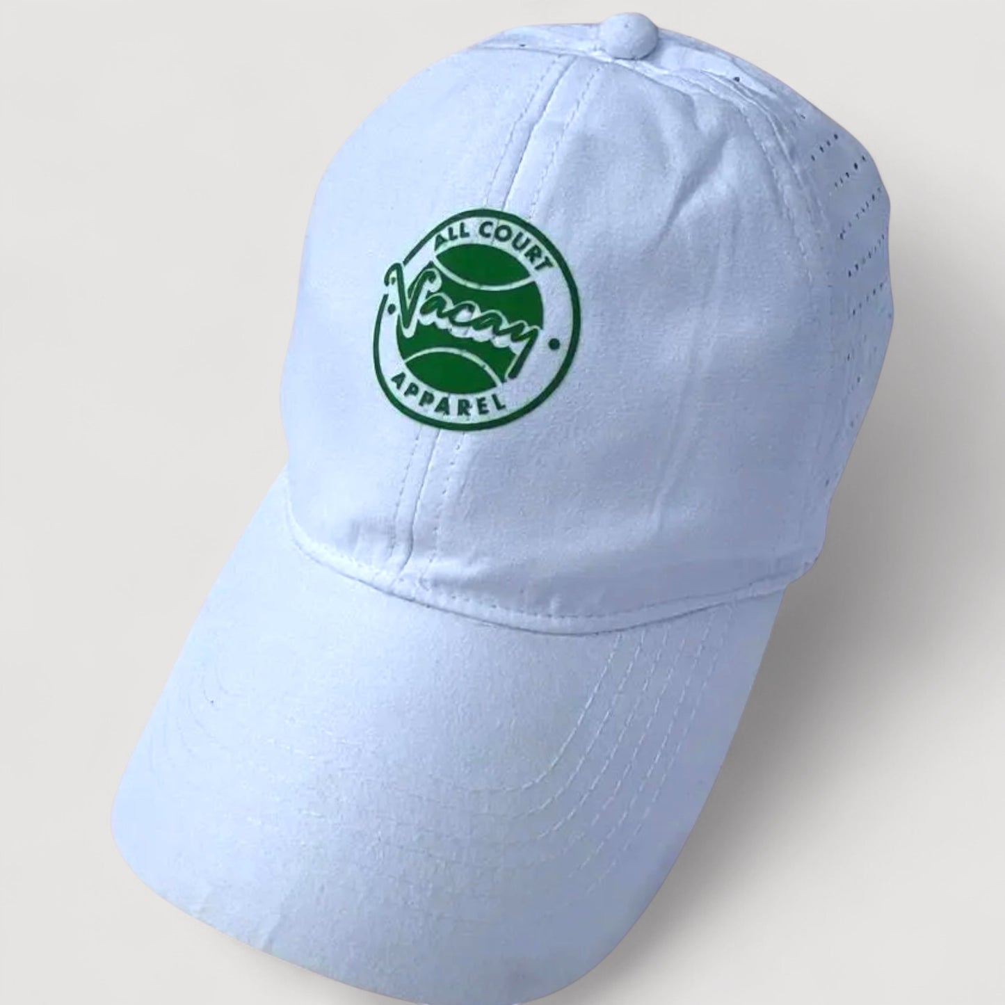 COURT PERFORMANCE CAP - WHITE/GREEN