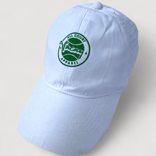 COURT PERFORMANCE CAP - WHITE/GREEN