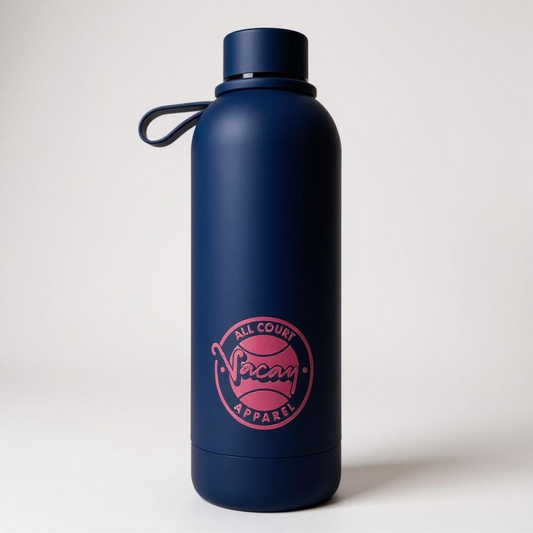 SERVE CHILLED WATER BOTTLE - NAVY/MAGENTA *SALE*