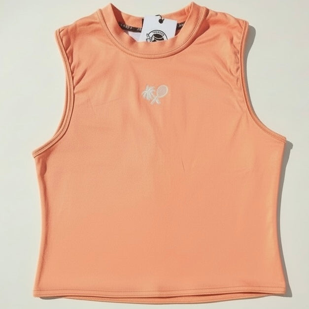 Women’s Tie Break Court Tank -  Coral