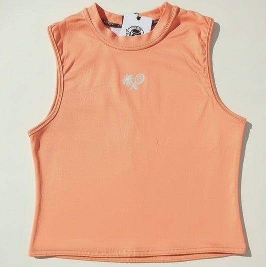 Women’s Tie Break Court Tank -  Coral