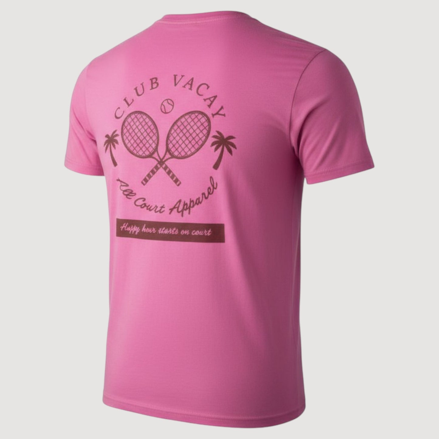 HAPPY HOUR TSHIRT - UNISEX - CRIMSON RED