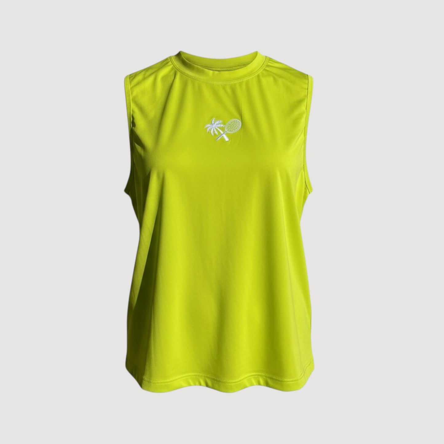 PERFORMANCE WOMEN'S COURT TANK - LIME GREEN