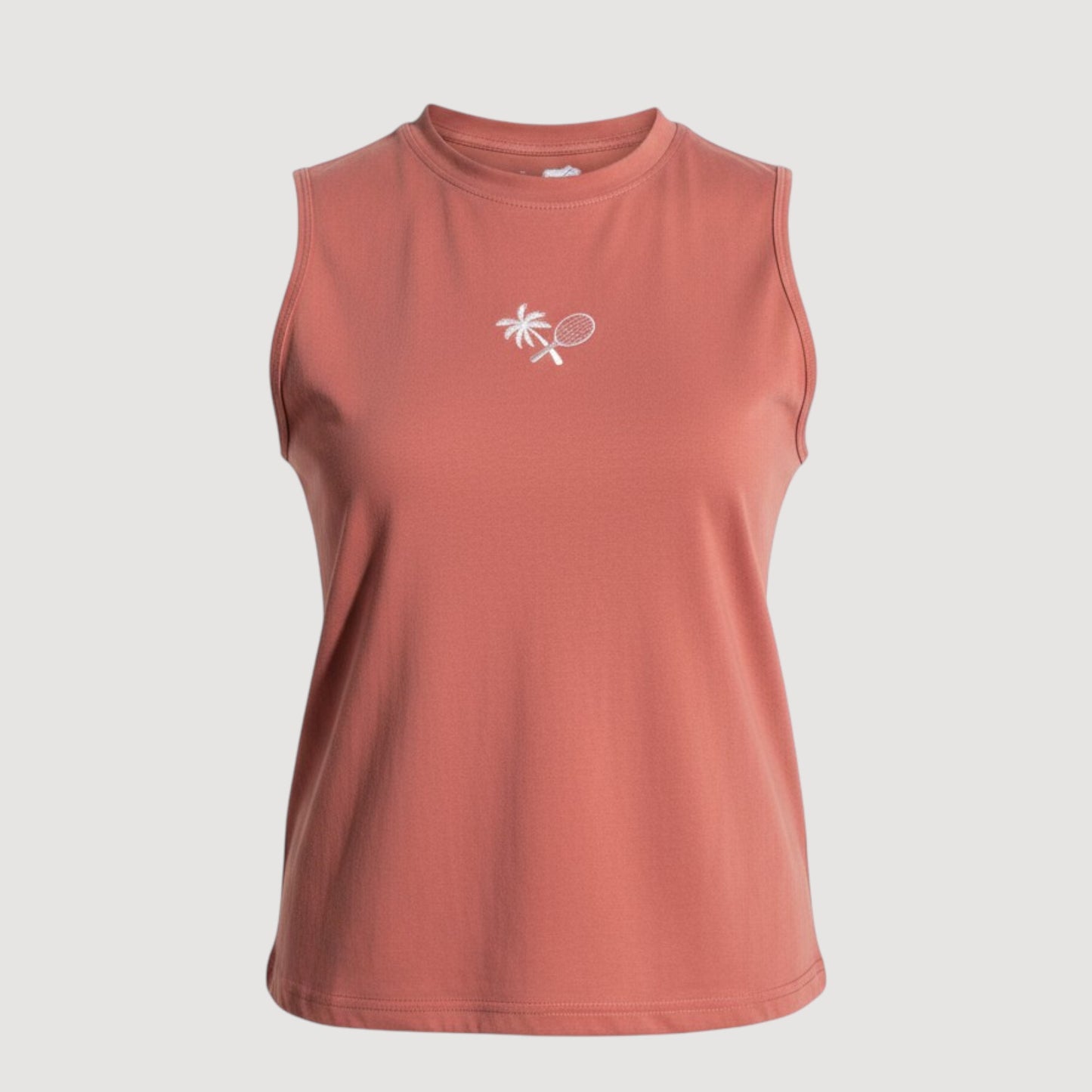 PERFORMANCE WOMEN'S COURT TANK - DUSKY PINK