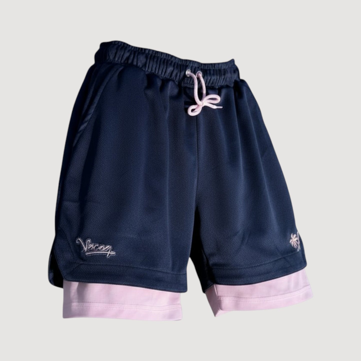 2 IN 1 PERFORMANCE MEN'S TEAM SHORTS - BLUE