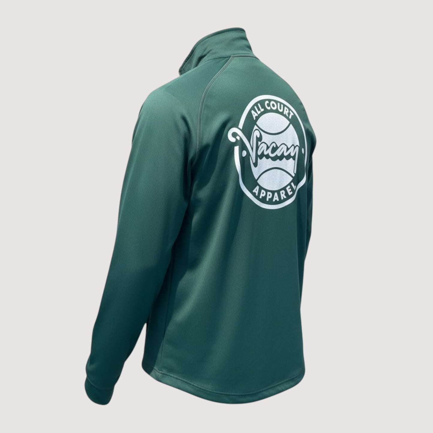 PERFORMANCE 1/4 ZIP ACE TOP - FOREST GREEN