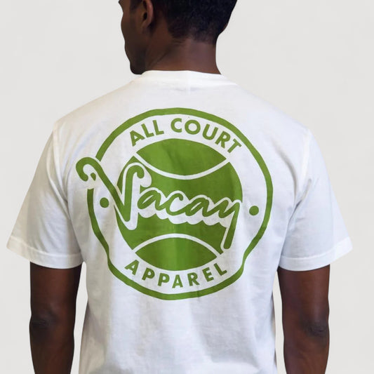 ADVANTAGE T-SHIRT - UNISEX - WHITE/LIME